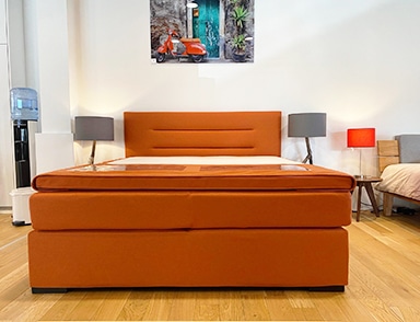 Boxspring Classic II Sogno Medium-Firm 180x200 Orange