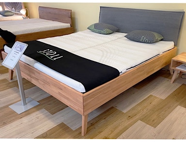 hasena wood line 180x200 tête de lit grise