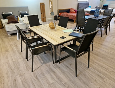 table de jardin en bois Teck